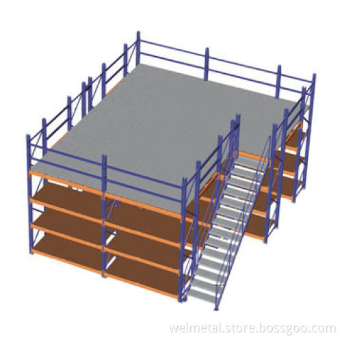 Temporary steel platform